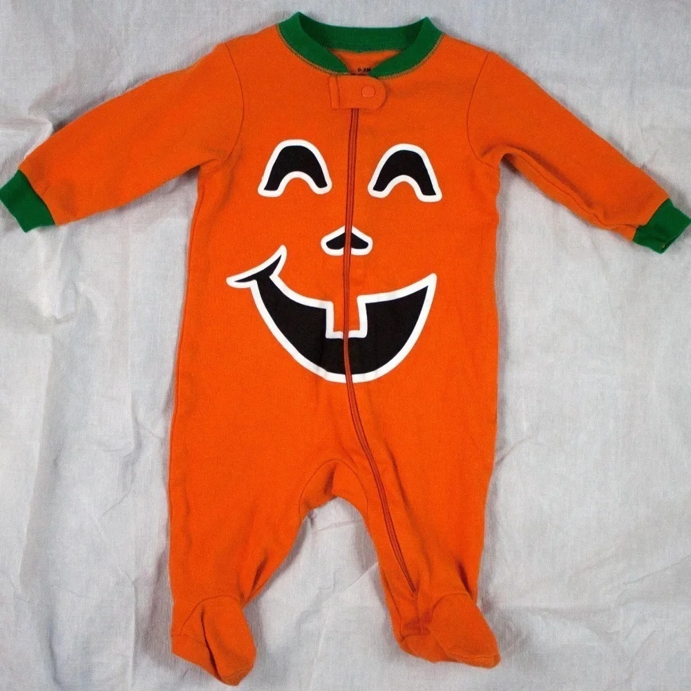 Halloween‎ 0-3 Months Pumpkin Costume Unisex